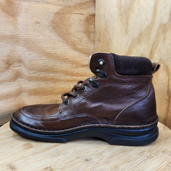 Birkenstock Footprints Leather Lace Up Ankle Boots Booties Size 38 US 8-8.5 - Picture 7 of 10